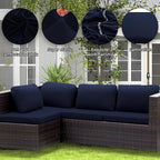 Outdoor Cushion Covers Set, Replacement - Image 5