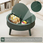 Round Lift Top Coffee Table - Image 7