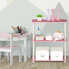Furinno TURN-N-TUBE Storage Shelves, 3-Tier Book Shelf, Corner Shelf, Toolless - Image 2