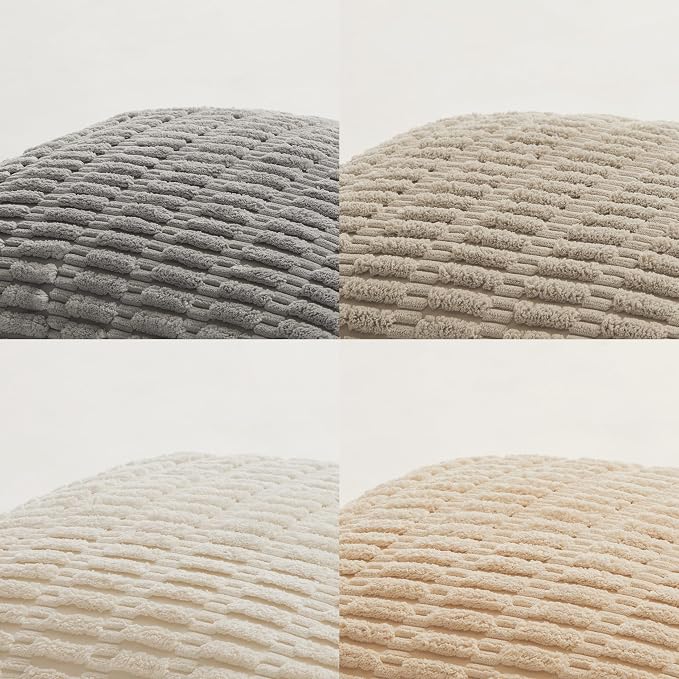 Fancy Homi 4 Packs Decorative Throw Pillow Covers - Image 5