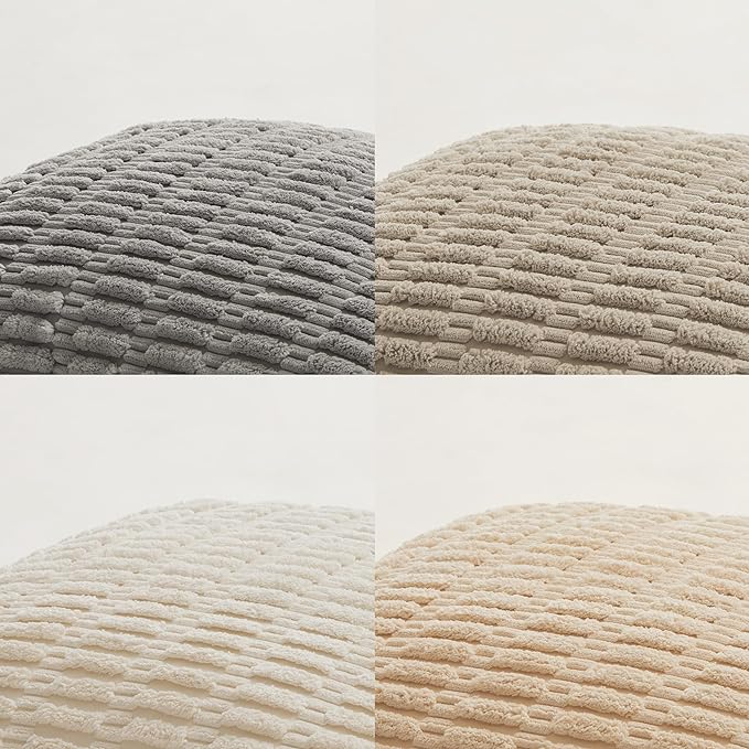 Fancy Homi 4 Packs Decorative Throw Pillow Covers - Image 5