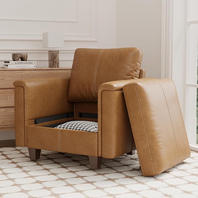 SITJOY Faux Leather Living Room Chair - Image 3