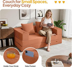 COMAX Futon Sofa Bed, 4‑in‑1 Convertible Sofa Bed, Folding Boneless Couches - Image 3