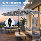 SUPERJARE 13ft Outdoor Patio Umbrella - Image 4