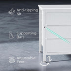 Huuger 63 Inch Dresser for Bedroom, Dresser for Closet - Image 7