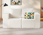Modular Sectional Sofa 2 Seater Loveseat Modular Couch by YourHomeDeservesMore