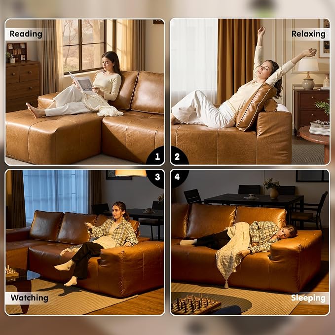 ovios 106" Cloud Boneless Couch - Image 6