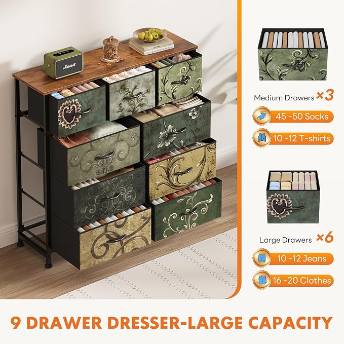 DUMOS Dresser for Bedroom, Storage Organizer - Image 6