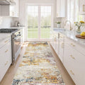 LOONGRUG Runner Rug 3x8 Washable Non-Slip Kitchen Neutral Modern Rug | Abstract by LOONGRUG