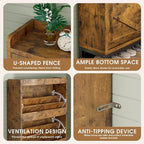 GRUSIGN Shoe Cabinet, Shoe Storage Cabinet - Image 5