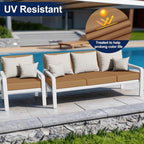 Smiry Waterproof Patio Cushion Covers, Stretch Outdoor Furniture Covers | Couch - Image 3