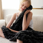 Bedsure Soft Black Throw Blanket - Image 5
