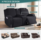 Ruaozz Loveseat Recliner Covers - Image 4