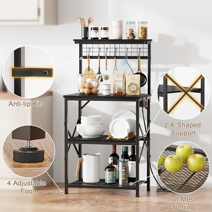Furologee Kitchen Bakers Rack - Image 5