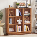 Joaxswe 9 Cube Storage Book Shelf, 40.5" Wide Organizer Bookshelf - Image 2