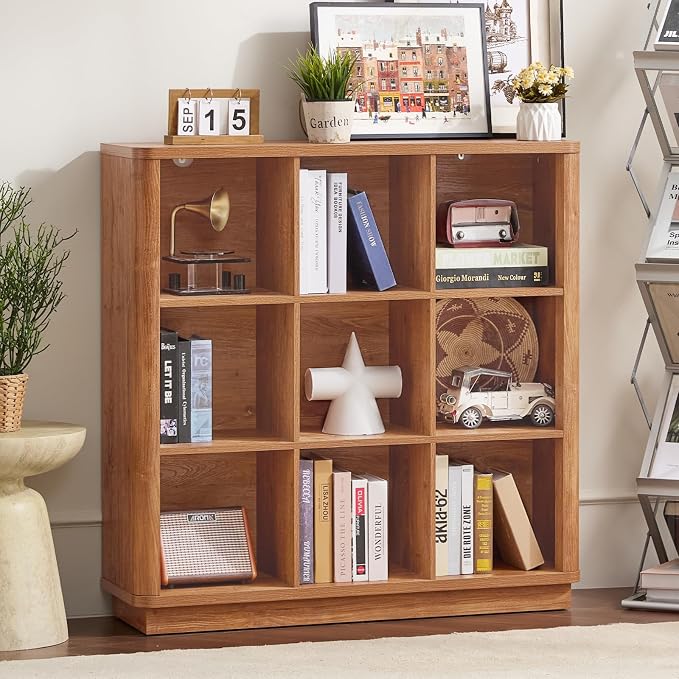 Joaxswe 9 Cube Storage Book Shelf, 40.5" Wide Organizer Bookshelf - Image 2