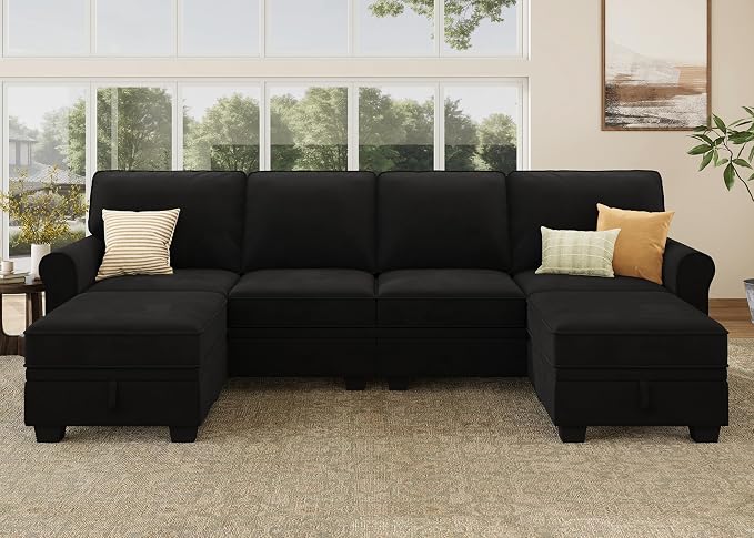 HONBAY Convertible Sectional Sofa by HONBAY