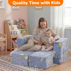 MeMoreCool Modular Kids Couch, Glow Play Toddler Couch - Image 7