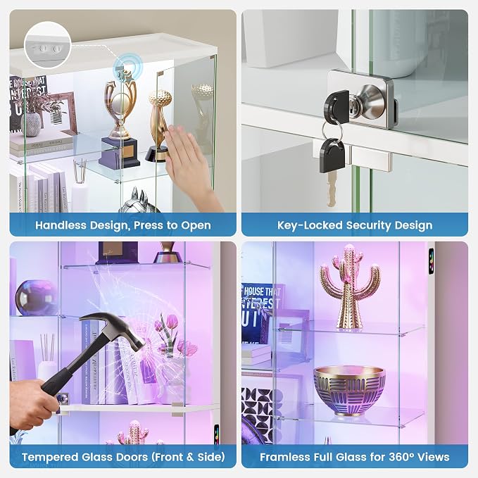 HNEBC 71” Display Cabinet with Glass Doors - Image 7