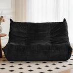 Bean Bag Chair, 2 Seater Lazy Bean Bag Sofa Memory Foam Couch, Giant Bean Bag - Image 6
