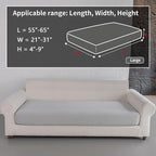 OHSIO Couch Cushion Covers for Sectional Sofa, Stretch Soft Sofa Slipcovers - Image 2