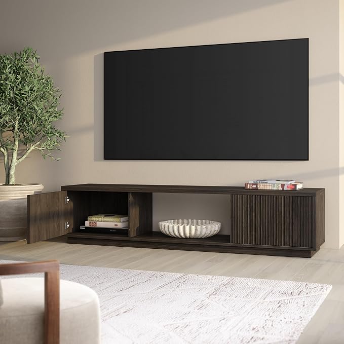 Henn&Hart Fluted TV Stand for TVs up to 78" - Image 5