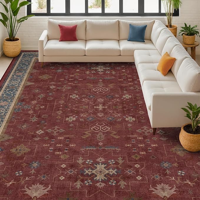 Oriental 8x10 Large Area Rugs for Living Room - Image 9