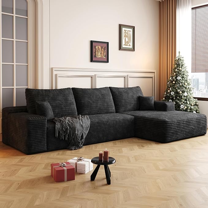 108" Sectional Couches for Living Room Cloud Couch Sofa - Image 6