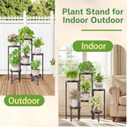 iDavosic.ly Plant Stand Indoor Outdoor, 6 Tier Corner Metal Flower Display - Image 6