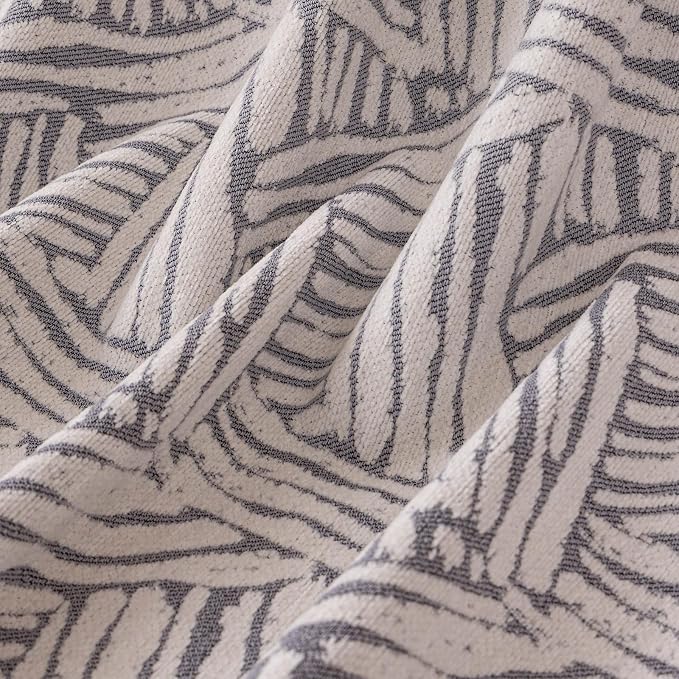 VClife Boho Couch Cover, Abstract White and Black Line Geometric Jacquard Couch - Image 9
