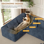Luxanimarion 136'' Large Sectional Cloud Couches - Image 5