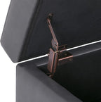 SIMPLIHOME Oregon Storage Ottoman Bench - Image 9