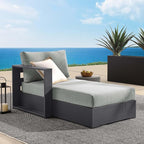 Modway Tahoe Aluminum Outdoor Chaise Lounge Gray by Modway