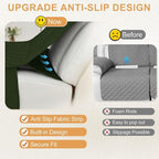 HDCAXKJ 100% Waterproof Reclining Sectional Couch Covers L Shape Recliner Sofa - Image 4