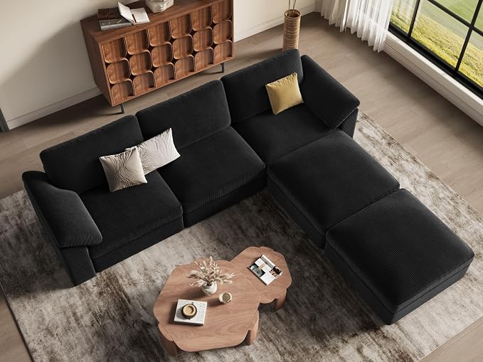 EASE MOOSE Oversized Modular Sectional Sofa, Extra Large U Shape Sectional - Image 5