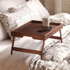 Fibogollo 2 Pack Bamboo Bed Tray Table - Image 3
