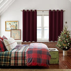 Blackout Curtains for Bedroom, 52 x 45 Inch 2 Panels | Thermal Insulated & - Image 6