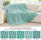 BEDELITE Haze Blue Throw Blanket - Image 8