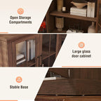 98" Farmhouse TV Stand with 36" Fireplace - Image 5