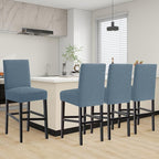 Turquoize 100% Waterproof Bar Stool Cover Stretch Washable Barstool Seat Covers - Image 7
