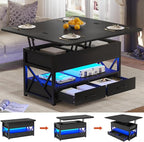 Itaar 40" Lift Top Coffee Table, 4 in 1 Coffee Tables by Itaar