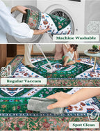SERISSA 2'6"x14' Washable Non Slip Boho Runner Rug - Image 3