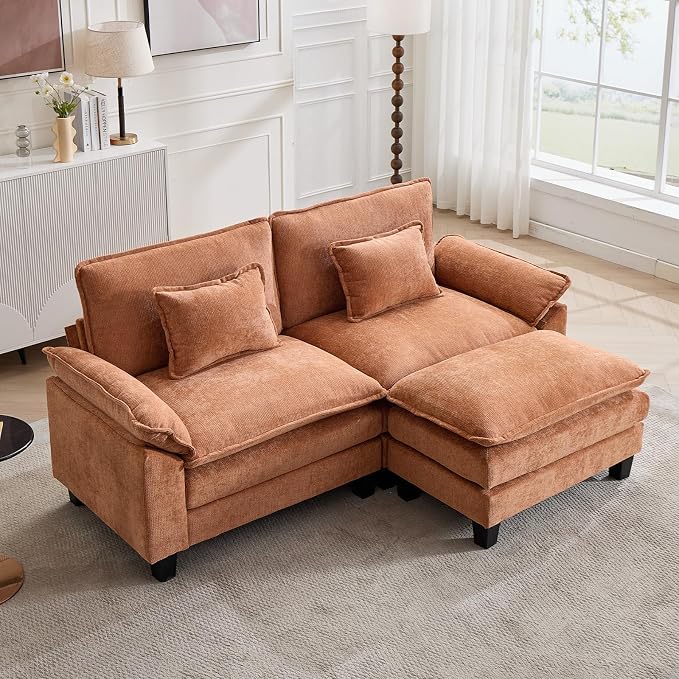 Oprisen 86" Modular Sectional Sofa, Comfy Cloud Couch Sectional Sofa by Oprisen