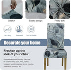 BIETYONE Stretch Dining Chair Covers Set of 6, Soft Removable Washable Kitchen - Image 3