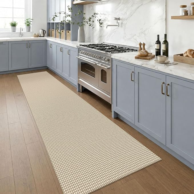 KOZYFLY Cotton Runners for Hallway 2.5'x8', Washable Runner Rug, Woven Non Slip - Image 2