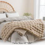 BENVWE Faux Fur Throw Blanket for Couch Bed - Image 2