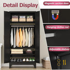 GAIOUS Metal Wardrobe Cabinet - Image 4