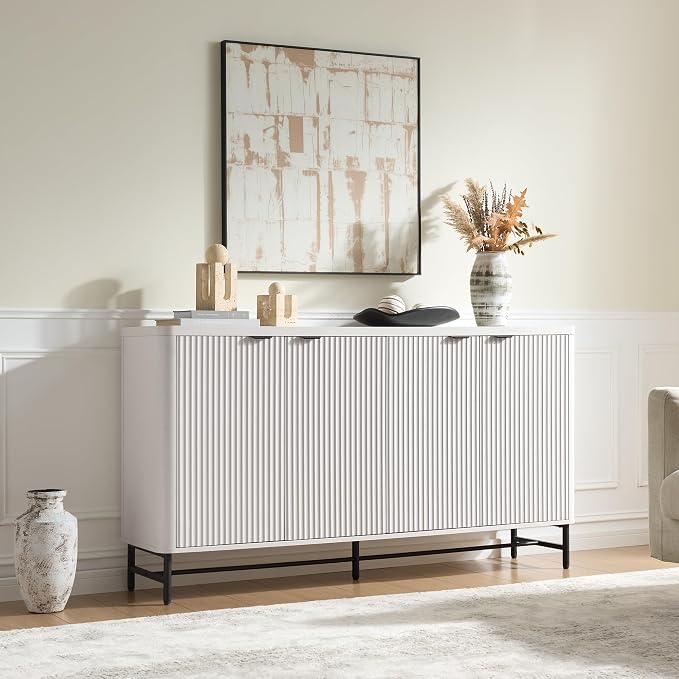 Fatmok 65" Large Sideboard Buffet Cabinet - Image 3
