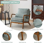 Karl home Mid-Century Modern Accent Chair, Living Room Chairs - Image 3