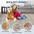 GarveeHome Small Area Rug 2x3 Scalloped Entry Rug Washable - Image 7